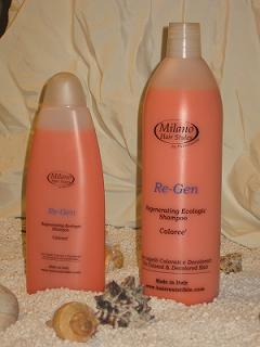 Re-Gen Regenerating Ecologic Shampoo Coloree\' For colored and de-colored hair 1000 ml  32.15 OZ .